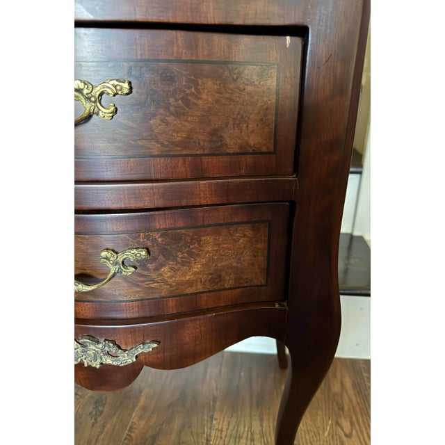 Brown Vintage French Louis XV Style Lingerie Chest/Chiffonier For Sale - Image 8 of 11