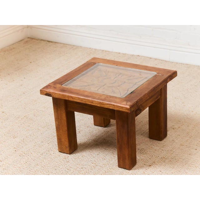 Mid 20th Century Spanish Hacienda Solid Pine Vintage Table For Sale In Los Angeles - Image 6 of 8
