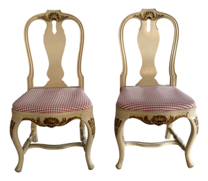 Chairs in Swedish Rococo, Set of 2