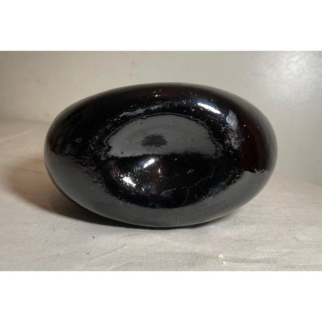 Antique 19th Century Hand Blown Ruby Glass Sterling Chestnut Liquor Flask Bottle For Sale - Image 15 of 16