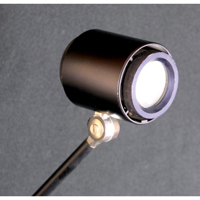 Lita Lighting Modern Tall Black Metal Sconce in , West Germany, 1970's For Sale - Image 4 of 12