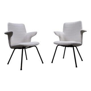 Set of DU20 Armchairs, Mario Rinaldi for Rima, 1950s For Sale
