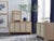 Contemporary Matthew Izzo Home - Sofia Cerused Oak Caned Four Door Cabinet For Sale - Image 3 of 6