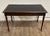 Vintage Regency Revival Directoire Style Leather Top Writing Desk Library Table For Sale - Image 10 of 13