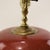 Early 21st Century Vintage Oxblood Glazed Ceramic Table Lamp For Sale - Image 5 of 11
