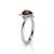 Heart Cut Brown Gemstone Ring, Smoky Topaz 925 Silver Ring Us 7 For Sale - Image 4 of 5