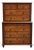 Durham Furniture Saville Row Collection Solid Cherry Early American 39" Chest on Chest 980-157 For Sale