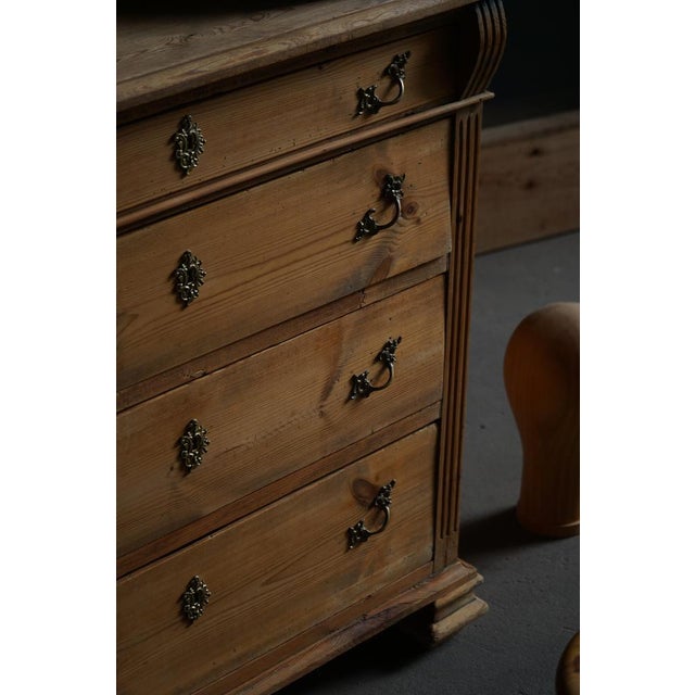 Vintage Danish Chest of Drawers in Pine, 1920s For Sale - Image 9 of 17