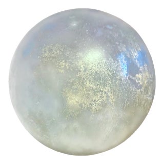 Antique Glass Fishing Float-6'' Sea Glass Buoy-Coastal Nautical Decor-Japanese For Sale