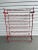 Mid-Century Modern Vintage Red Metal Wine Racks by Blot Galland - Made in France For Sale - Image 3 of 6
