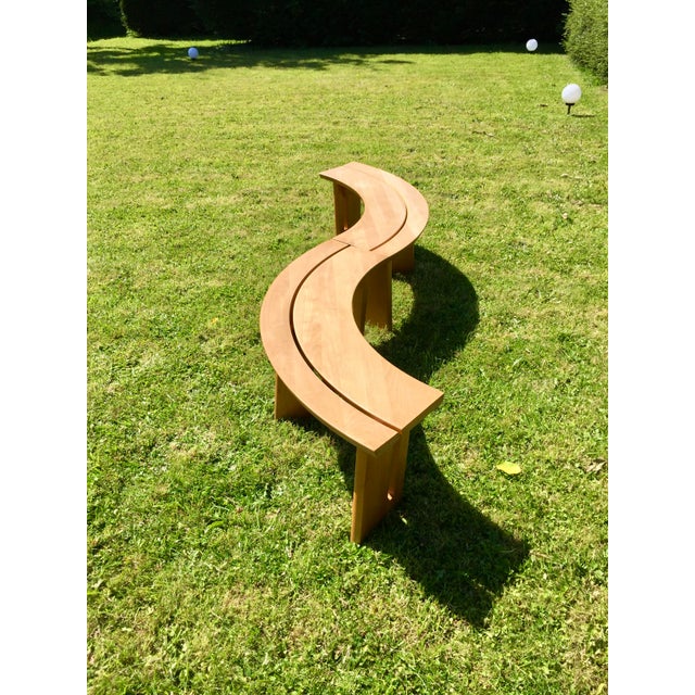 Vintage Benches from Pierre Chapo, 1973, Set of 2 For Sale - Image 3 of 18