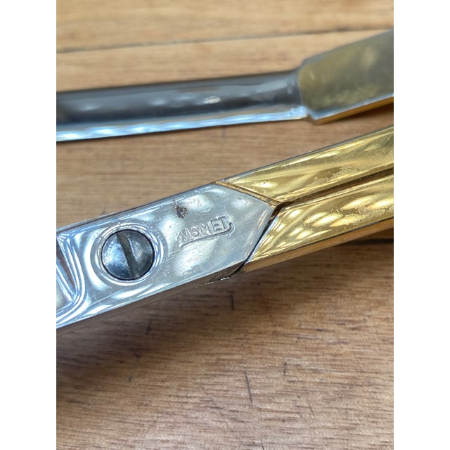 Lancel Steel Desk Set with Leather Case, France, 1960s, Set of 4 For Sale - Image 4 of 15