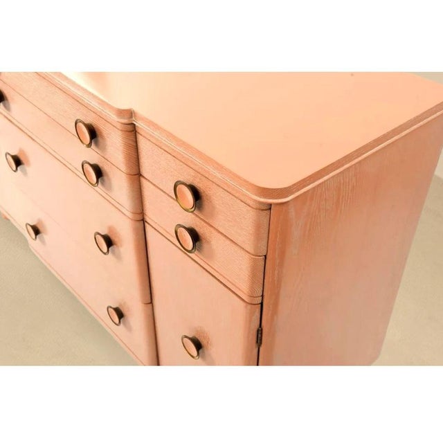 Mid 20th Century 1940's Cerused Sideboard by Huntington Chair Corp For Sale - Image 5 of 7