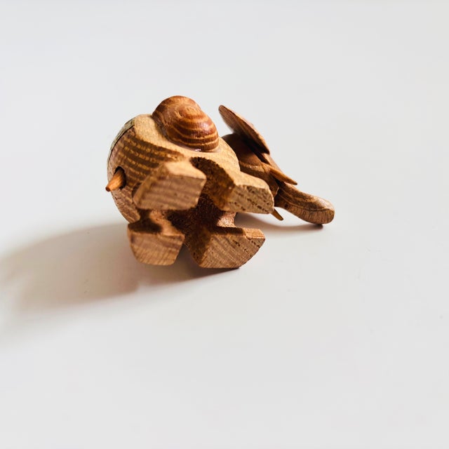 Wood Elephant Toothpick Holder For Sale - Image 9 of 9