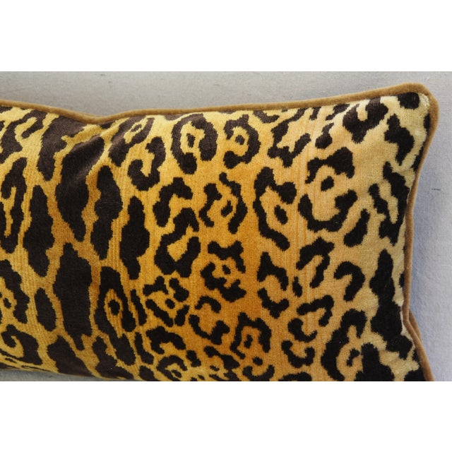 The House of Scalamandre Scalamandre Leopardo/Leopard Feather/Down Pillow 24" Square For Sale - Image 4 of 5