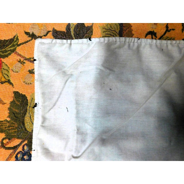 Vintage French Machine Made Tapestry. 4'9'x 4'8" For Sale - Image 11 of 12