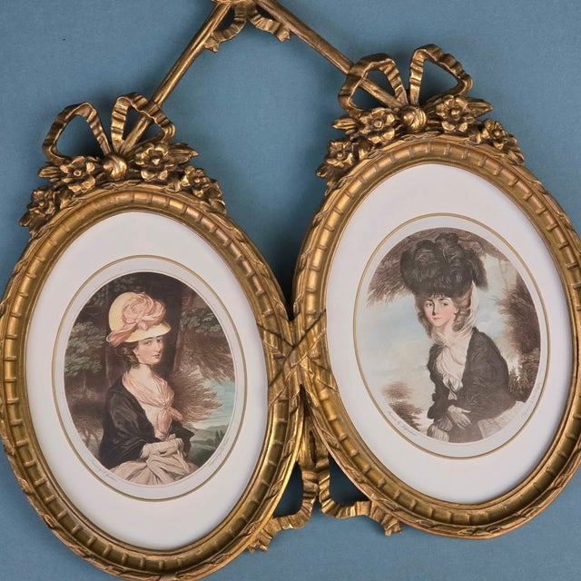 Daniel Gardner, Lady Wilbraham, 1800s, Wood and Paper, Framed For Sale - Image 11 of 18