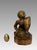 Late 19th Century Antique Wood Hand Carved Burmese Monk Figure With Gilding For Sale - Image 12 of 12