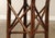 Hollywood Regency Round Glass Top Rattan Dining Table For Sale - Image 9 of 17