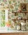 Contemporary Harlequin Woodland Floral Wallpaper in Jade/Malachite/Rose Quartz - a Sample For Sale - Image 3 of 3