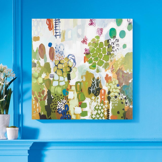 Made with a highquality printing process and handembellished for added texture and color. This vibrant painting by Nancy...