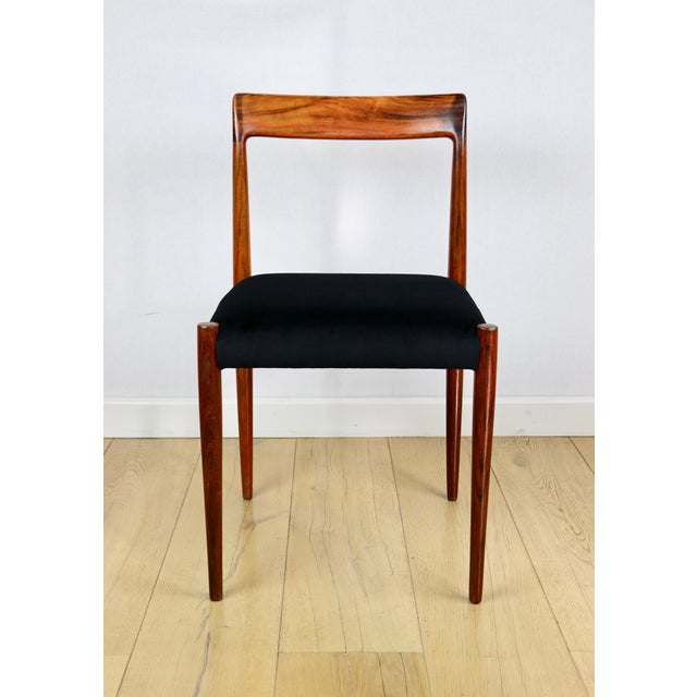 Vintage German Black Chairs from Lübke, 1970s, Set of 4 For Sale - Image 11 of 17