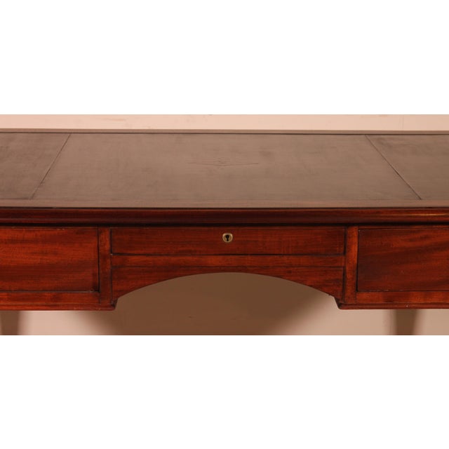 19th Century Mahogany Two-Drawer Desk For Sale - Image 9 of 12