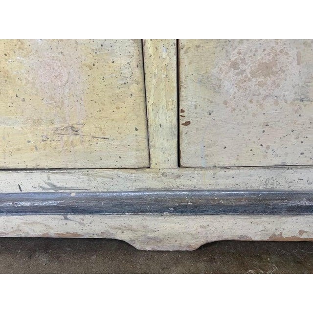 Beige 19th C. Gustavian Style Swedish Painted Chest of Drawers For Sale - Image 8 of 11