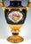 20th Century Snake Handle Vase Cobalt with Flower Painting and Gilding from Meissen, 20th, 1992 For Sale - Image 4 of 7