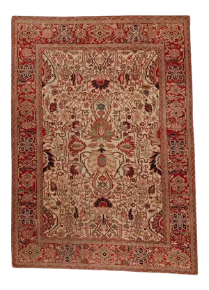 Azeri Persian Heriz Serapi Style Wool Rug