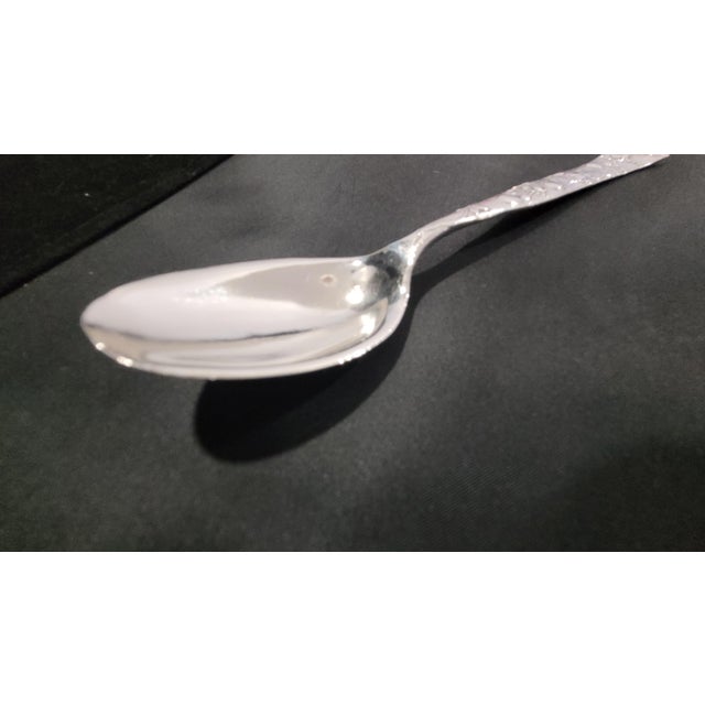 1872 Tiffany & Co. Vine Gourd Pattern Sterling Silver Teaspoon 6 1/8" - a Pair For Sale - Image 10 of 12