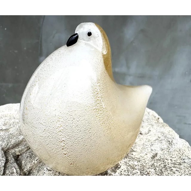Venice Pigeon Figurine in Golden Glass from Barovier & Toso, 1950s For Sale - Image 18 of 18