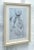 Vintage Boho Sketch of Male Figure on Paper For Sale - Image 4 of 5