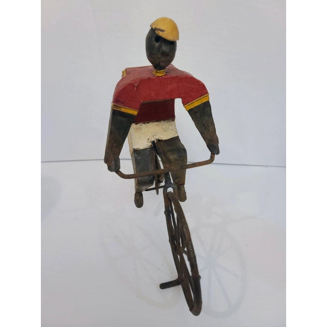 Vintage Manuel Felguerez Modern Bicyclist Sculpture For Sale - Image 10 of 10