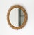 Mid-Century Round Rattan and Bamboo Wall Mirror in the style of Franco Albini, Italy, 1960s For Sale - Image 9 of 12