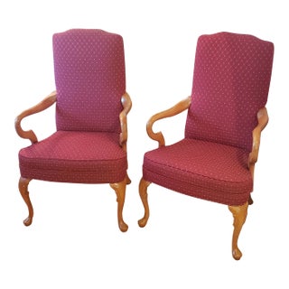 Set of 2 Beautiful Vintage Gooseneck Chairs For Sale