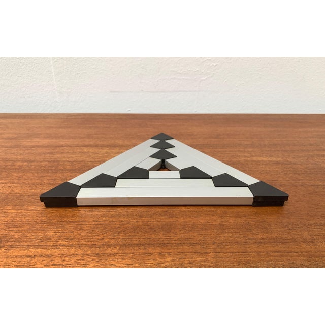 Danish Triangular Trivet Coasters by Jorgen Meldgaard for Menu, 1980s, Set of 3 For Sale - Image 10 of 18