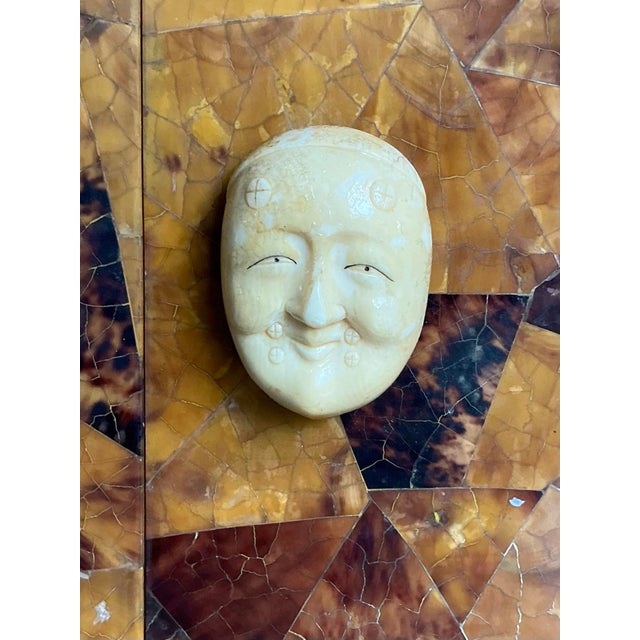 Vintage Boho Maitland Smith Tessellated PenShell Dry Bar For Sale - Image 10 of 12