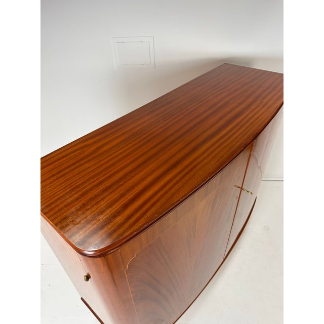 1930's Swedish Cabinet With Decorative Inlay For Sale In Boston - Image 6 of 9