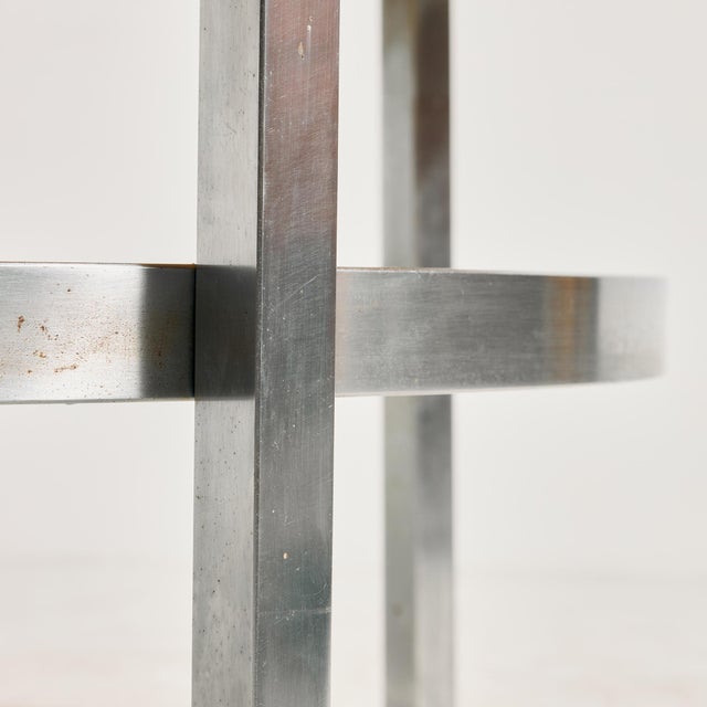 Rustic Steel Coffee Table with Stone Top by Edel Hegedal for L. Hjorth, 1970s For Sale - Image 3 of 10