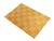 6'x9' Hand-Knotted Modern Tibetan Wool & Silk Cut-and-Loop Geometric Rug in Gold & Orange For Sale - Image 4 of 10