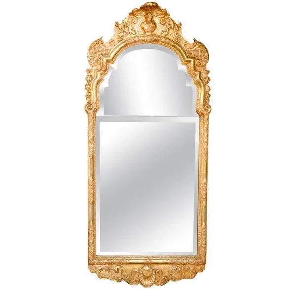 English 19th C. English Giltwood & Gesso Mirror For Sale - Image 3 of 3