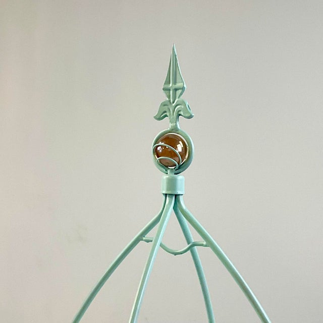 Art Nouveau 1990s Vintage Boho Chic Hanging Planter Frame Rack Stand. For Sale - Image 3 of 7