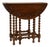 19th Century English Oak Carved Gate-Leg Table For Sale