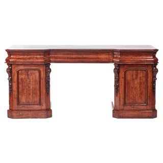 Antique Victorian Mahogany Sideboard For Sale