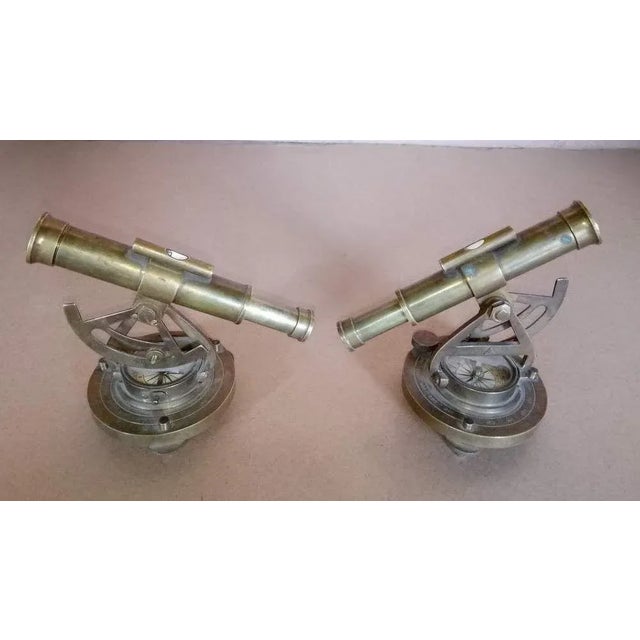Metal Nautical Compass Telescope Theodolite Used by Sailors For Sale - Image 7 of 8