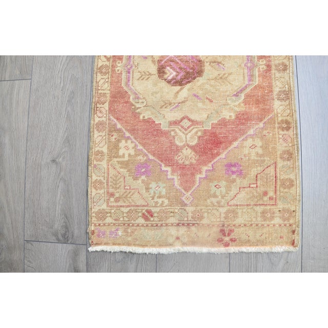 1960s Oushak Handknotted Wool Carpet For Sale - Image 5 of 6