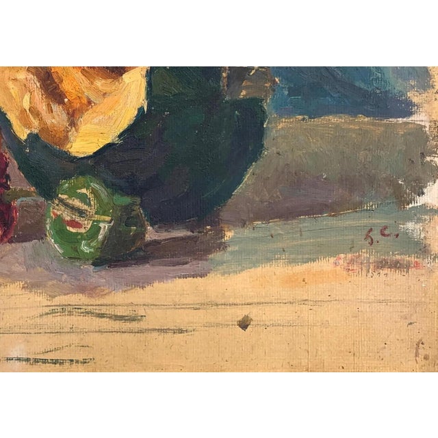 Still Life Oil Painting, Ukrainian Artist Sokolovsky, 1960s For Sale - Image 6 of 6