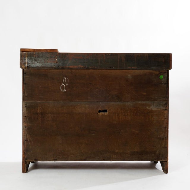 Wood Antique MId 19th Century Country Dry Sink Cupboard For Sale - Image 7 of 8