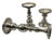 Vintage Towle Chrome-Plated Metal Candle Holders With Hurricane Glass Shades - A Set of 3 For Sale - Image 10 of 12
